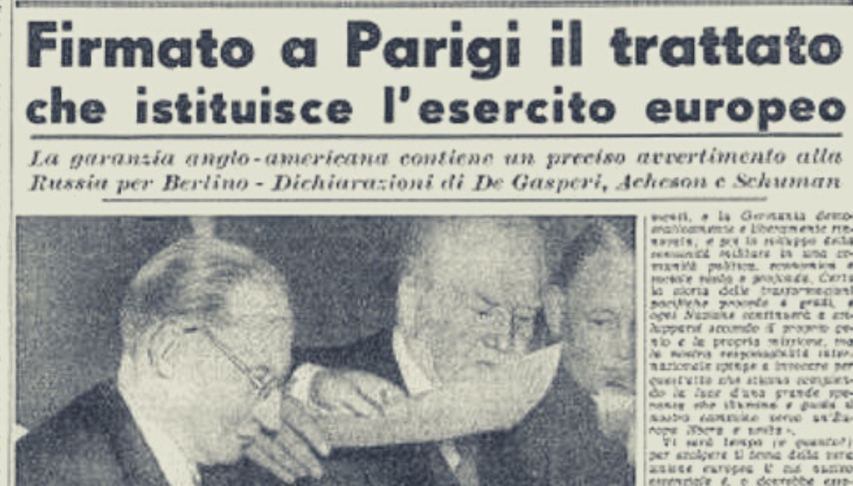 Per una politica di difesa europea. La CED un’occasione mancata